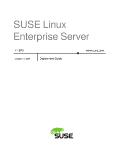SUSE Linux Enterprise Server Documentation