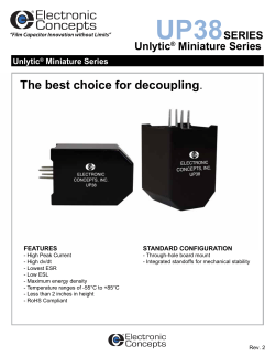 The best choice for decoupling. - Electronic Concepts, Inc.