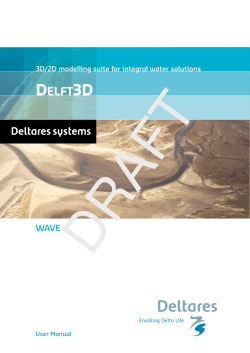 Delft3D-WAVE User Manual - Deltares