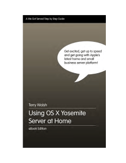 Using OS X Yosemite Server at Home - Sample - We Got Served
