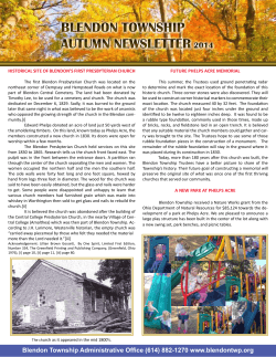blendon township autumn newsletter2014 blendon township