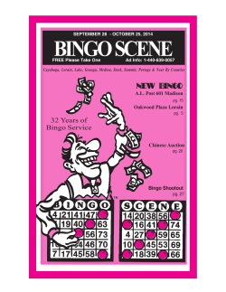 Cleveland/Akron/Canton - Bingo Scene Magazine