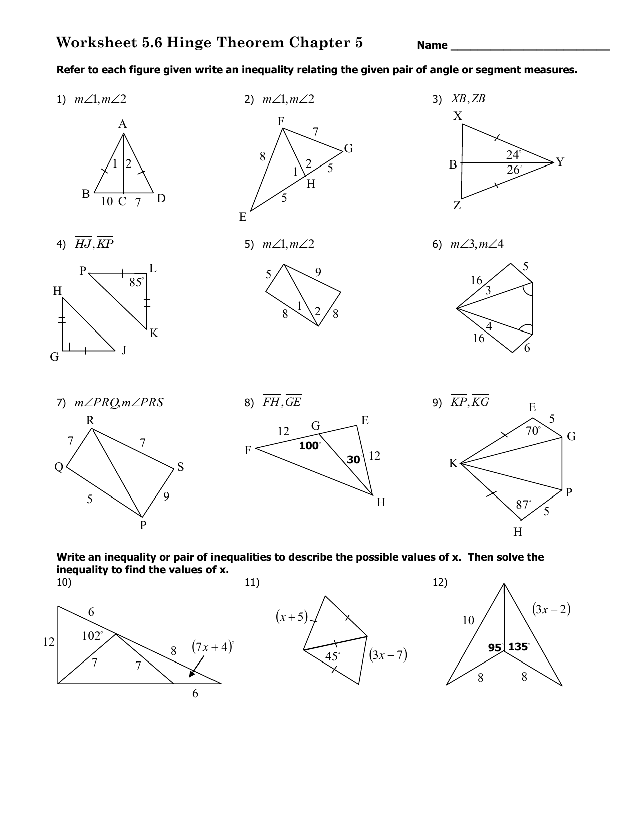 worksheet Hinge Theorem Worksheet 002418662 1 b3c23338c5fd2d0e8160d1f99bd86022 png