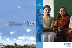 SRMJEE 2015 Guide - SRM University