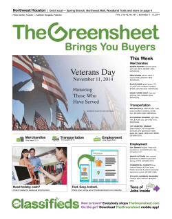 Employment - The Greensheet