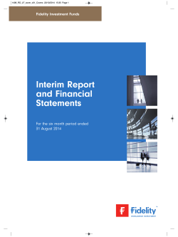 Interim Report and Financial Statements - Fidelity Worldwide