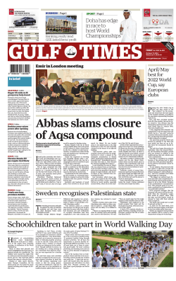 Daily newspaper - Gulf times