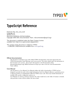 TypoScript Reference - JWeiland.net