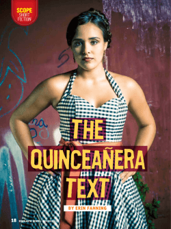 here, The Quinceanera Text - St. Paul School