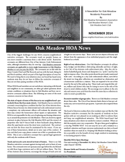 Meadowlark The - Neighborhood News