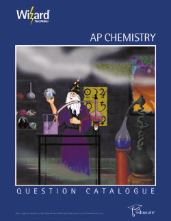 AP Chemistry - Eduware