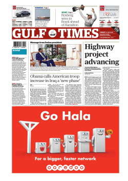 Obama warns of - Gulf Times