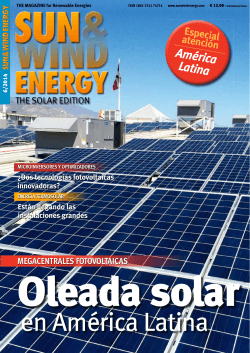 en América Latina - Sun & Wind Energy