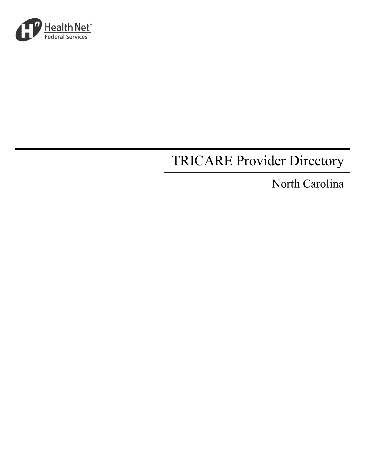 Tricare Provider Directory Health Net Federal Services