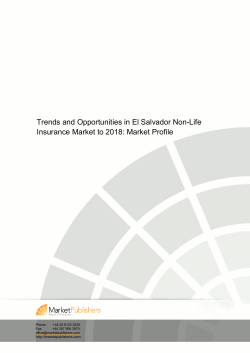 Trends and Opportunities in El Salvador Non-Life Insurance Market