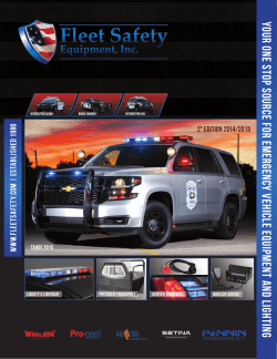 your one stop source for emergency vehicle equipment - FleetSafety