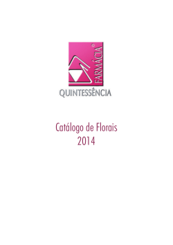 Catálogo de Florais 2014