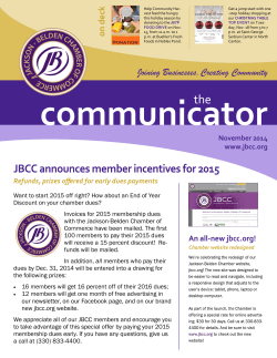 November 2014 - Jackson - Belden Chamber of Commerce