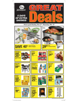 Kroger Great Deals 5 DAY SALE Ad