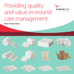 Traditional Wound Care brochure 7.3 Mb - PDF - Cardinal Health