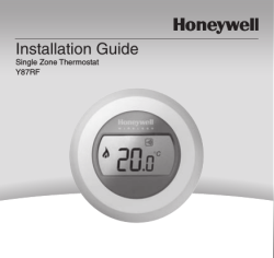 Y87RF Installation Guide - Honeywell