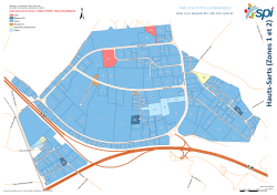 Le plan du parc des Hauts-Sarts et la liste des entreprises