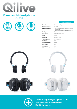 Bluetooth Headphone - Qilive