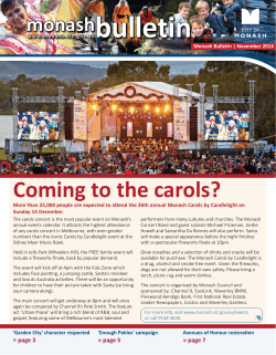 November 2014 - City of Monash